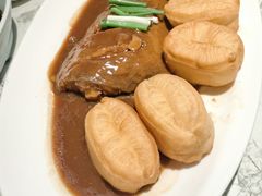 家烧鲽鱼大油条-悦海·家宴·冰花皮皮虾大锅贴(宝龙店)