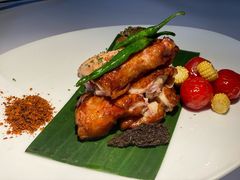 香烤春鸡·羊肚菌-月芽·自由餐厅·西溪湿地餐厅