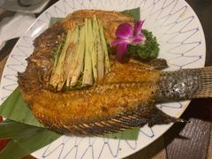 香茅草烤罗非鱼-紫滇源云南生态菜(丹凤街店)