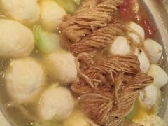 丝瓜鱼丸炖馓子-永安鱼庄·镇江菜(东吴路店)