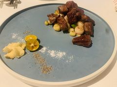 青柠海盐煎和牛粒-广州富力丽思卡尔顿酒店·丽轩·粤菜