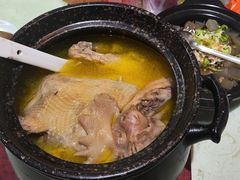崂山泉水鸡-崂山水果园农家宴(泉水鸡店)
