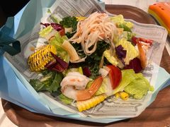 虾仁玉米蔬菜沙拉-卡朋西餐(较场西路店)