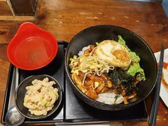 鱿鱼五花肉拌饭-米屋石锅拌饭(师大店)