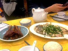 特色香葱淋鲈鱼-粤·向群饭店(泮塘路店)