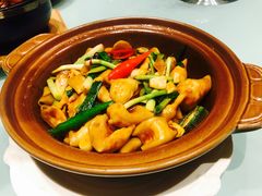 大蒜炒鱼泡-久宴·天目湖大鱼头(恐龙园店)