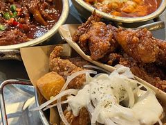 黄油蒜炸鸡块-富乐满韩国正宗炸鸡韩国料理(虹泉路店)