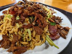 牛肉黄鳝香肠炒面-荣荣面馆(丹溪大道店)