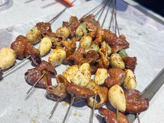 肥肠-宝记烧烤·碳锅羊肉·羊蝎子火锅·夜食社(文体路创始店)