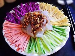 五彩大拉皮-冠州宴·海鲜烤鸭民间菜(冠县店)