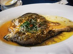 雪菜蒸野生大黄鱼-麟1929(外滩店)