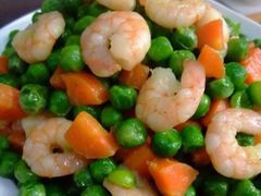 长寿豆炒虾仁-元银甲·湖北地标美食(汉阳店)