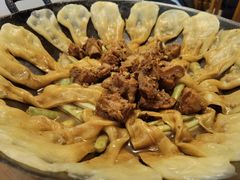 排骨豆角粘卷子-钰田大院·怀柔地道农家菜·烤虹鳟鱼(雁栖湖店)
