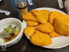 馒头片蘸臭豆腐乳-玫瑰红烤羊排(北新桥三条店)