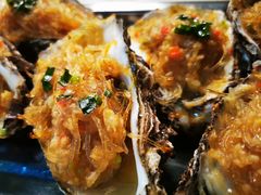 蒜蓉粉丝烤生蚝扇贝-福苗小骆驼烧烤(太奥广场店)