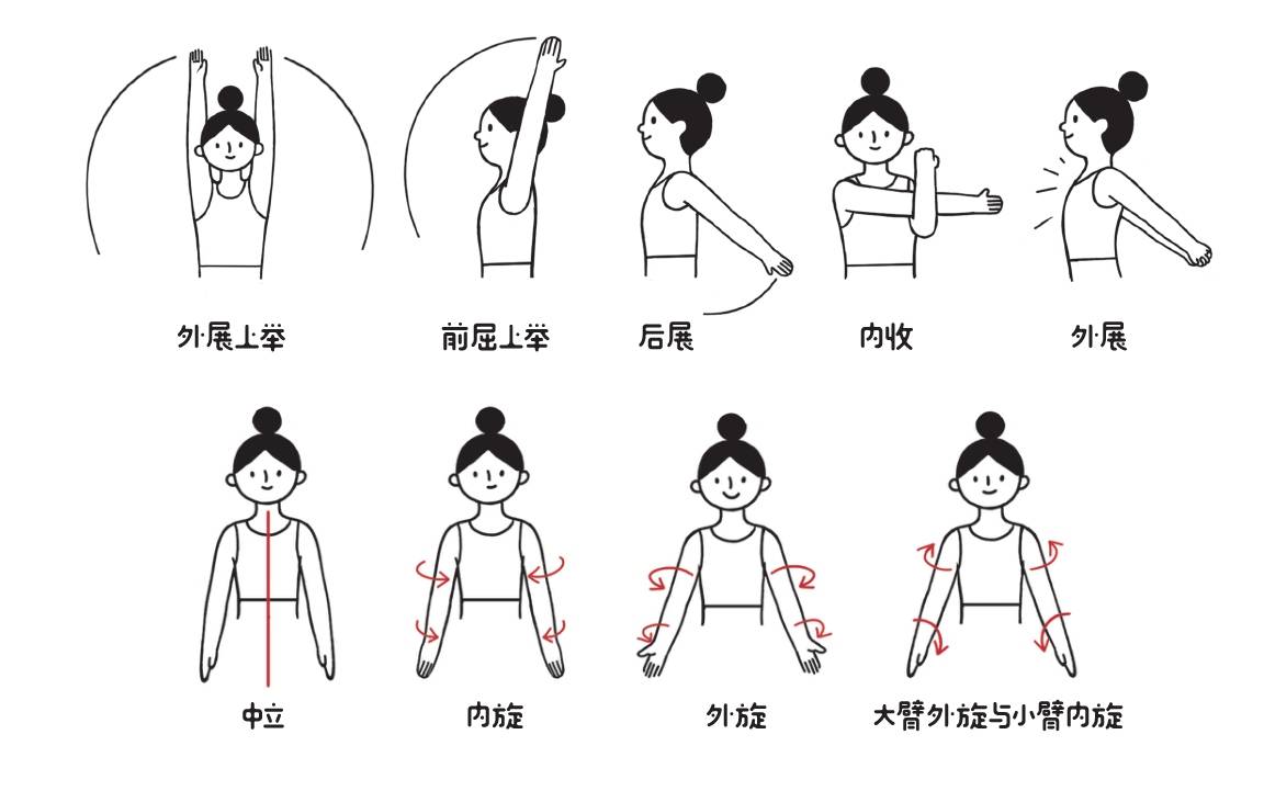 肩关节活动度检查图片