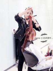 Jamie小洁讲课中～-TONI&GUY