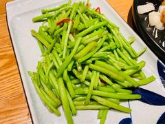 炒芦蒿-竹里馆·淮扬菜·功夫茶(老门东店)