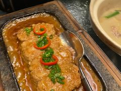 肉汁铁板煎豆腐-梧桐北京烤鸭·铜锅涮肉(海岸城店)
