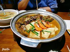 -东来菜馆•手抓海鲜家常菜•海鲜锅贴(鸽子窝店)