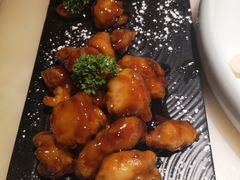 雪花糖醋里脊-绿茶餐厅(西单老佛爷店)