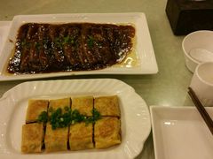 扒肉条三鲜豆皮-楚畹园