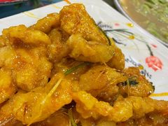 特色锅包肉-闯关东东北农家菜(崂山石老人店)