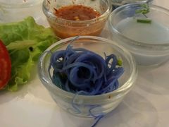 -蝶豆花蓝面条