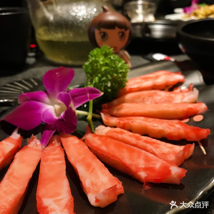 龙门养心粥火锅日本松叶蟹柳图片 - 第1张