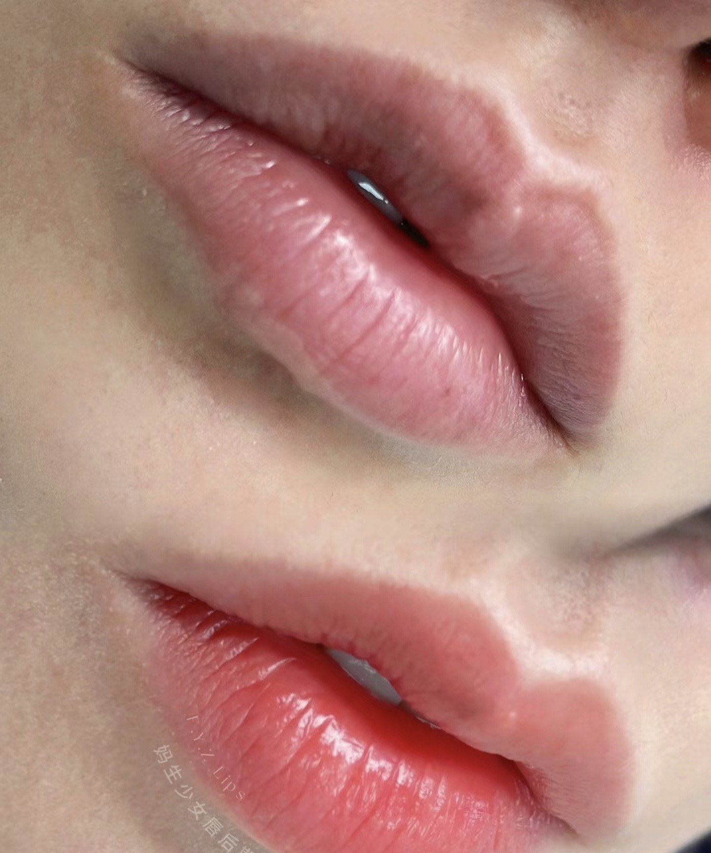 第一次纹唇没翻车
