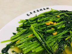 豆醬空心菜-长平老姿娘夜粥(平东一街店)