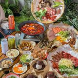 天津的❗️头一次吃到露营风地摊儿火锅😋
