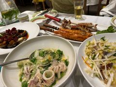 笔管鱼小白菜-开海·红岛海鲜虾水饺(石老人店)