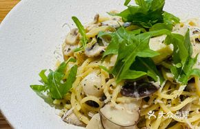 Black Truffle Cream Wild Mushroom Pasta