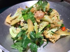 干锅丽水香菇花菜-探花·意境江南菜·唐伯虎文化体验店·松鼠桂鱼(观前店)