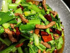 青菜炒肉丝-朕之味(时代广场店)