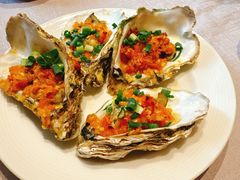 金蒜银丝蒸生蚝-希尔顿酒店-豫园中餐厅