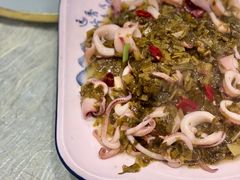 酸菜炒鱿鱼-温岭人家(红花北路店)