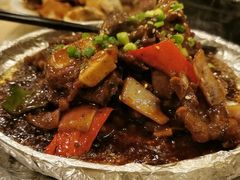 铁板牛仔骨-福今喜粤餐厅