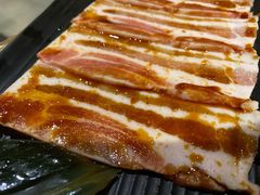 调味猪五花-九田家黑牛烤肉料理(珠江摩尔店)