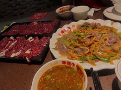 湿炒牛河-幸运牛汕头小黄牛牛肉火锅(梅林店)