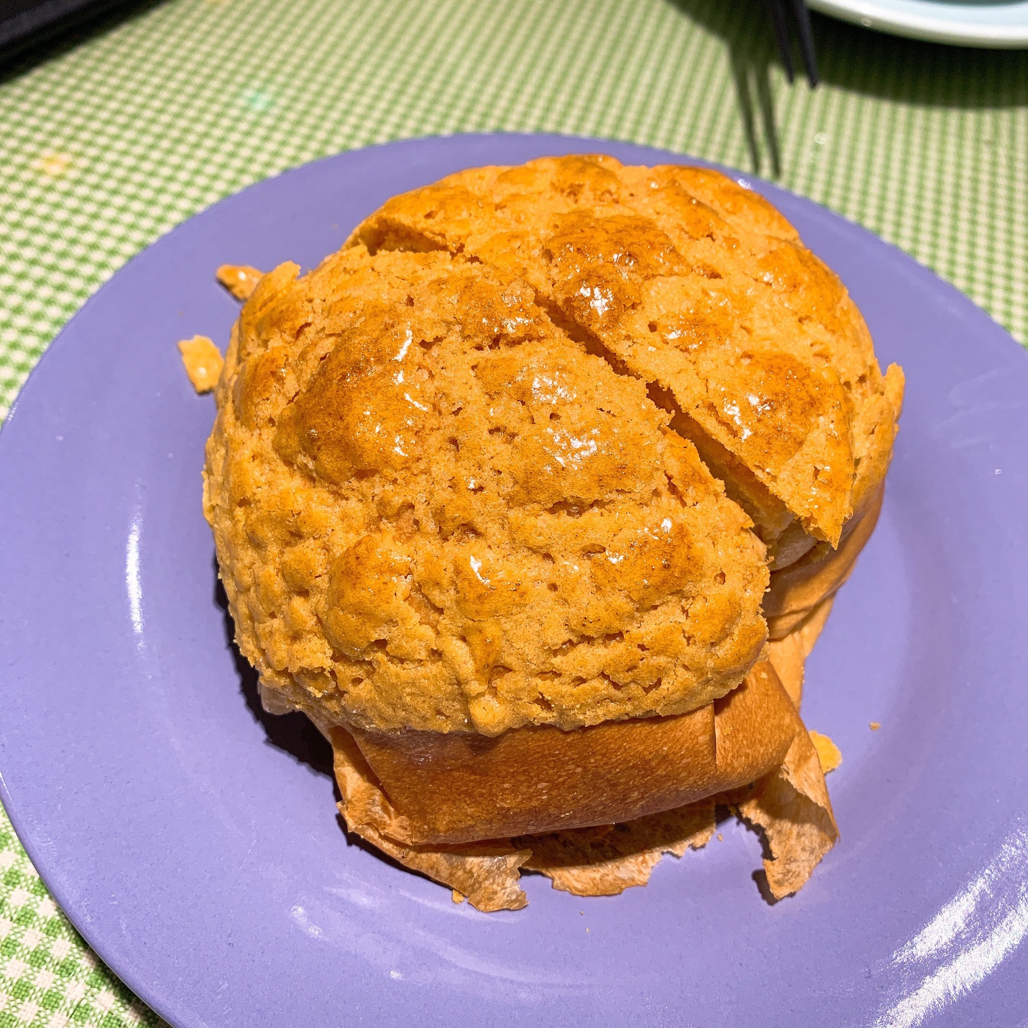 菠萝油 猪仔包 玉子豆腐好吃 脆皮烧肉太