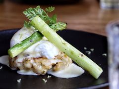 香煎海鲈鱼配水波蛋-BOR Eatery(安福路店)