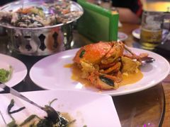 鹹蛋黃蟹-無招牌海鮮(芽笼店)
