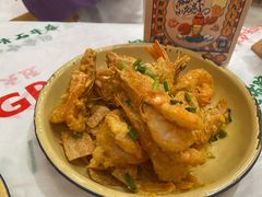 咸蛋黄大明虾-东排食堂长沙小吃大排档(五一广场店)