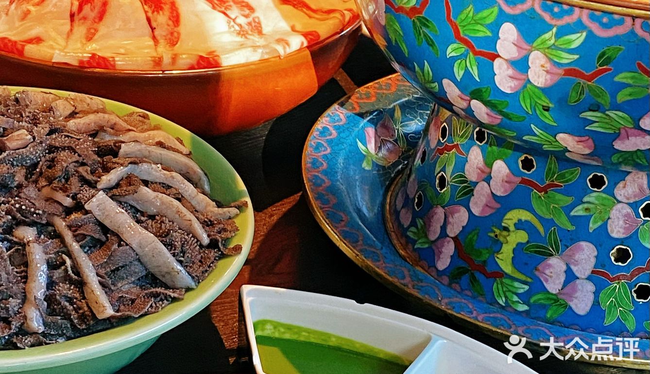 在白塔寺一不小心吃到老北京铜锅涮肉天花板
