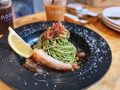 香煎鱼柳青酱意粉-GOTLOT COFFEE&KITCHEN角落厨房NOOK店