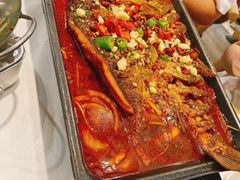 特色铁锅烤鱼-澎湖湾农家菜(八一路楚天府店)