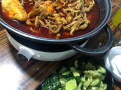 -老红桥炸灌肠牛肚锅烧烤(定福庄店)