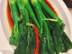 白灼广东芥兰-香港池仔记肠粉王(博多新记襄阳南路店)